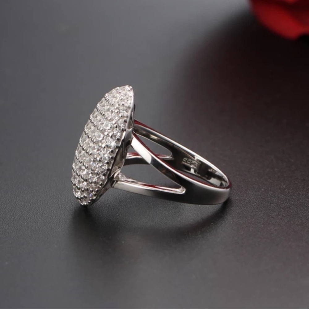 NEW💍TWILIGHT BELLA SILVER ENGAGEMENT RING - Picture 6 of 6